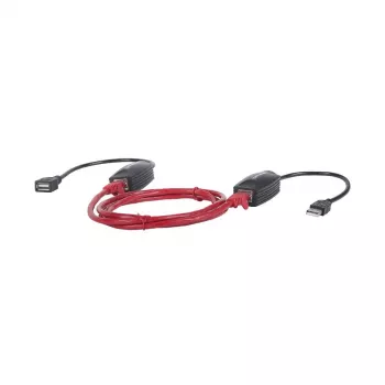 Manhattan USB-A Line Extender, για χρήση με καλώδιο δικτύου RJ45 (δεν περιλαμβάνεται), επεκτείνει συσκευές USB έως 60 m, τροφοδοσία από το bus, κατάλληλο για καλώδια δικτύου Cat5e/Cat6/Cat6A RJ45, Μαύρο, Τρία χρόνια εγγύηση