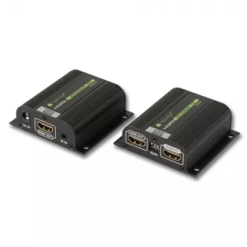 Techly IDATA EXT-E70POED AV-Extender AV-Πομπός & Δέκτης Μαύρο
