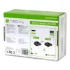 Techly IDATA EXT-E70POED AV-Extender AV-Πομπός & Δέκτης Μαύρο