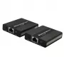 Techly IDATA EXT-E71 AV-Extender AV-Πομπός & Δέκτης Μαύρο
