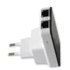 Techly I-WL-REPEATER2 (301078) ασύρματο μίνι router / επαναλήπτης 300N πρίζας, Wi-Fi 4 (802.11n), 2,4 GHz, 300 Mbps