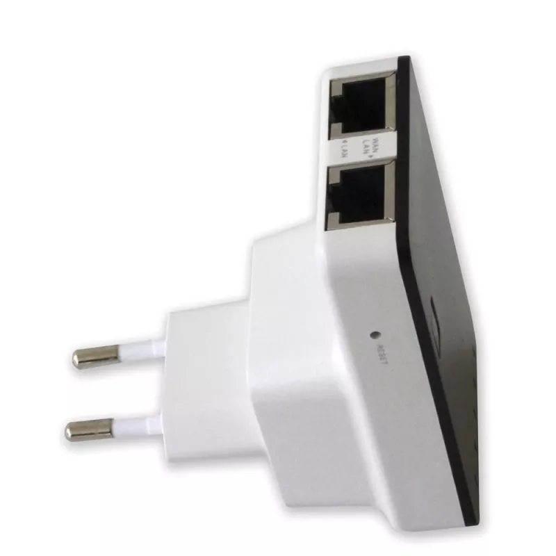 Techly I-WL-REPEATER2 (301078) ασύρματο μίνι router / επαναλήπτης 300N πρίζας, Wi-Fi 4 (802.11n), 2,4 GHz, 300 Mbps