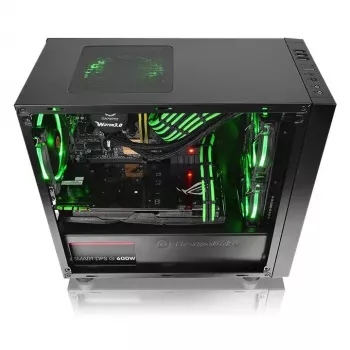 Κουτί PC Thermaltake Versa H17 Window Micro Tower Μαύρο