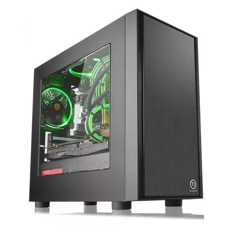 Κουτί PC Thermaltake Versa H17 Window Micro Tower Μαύρο