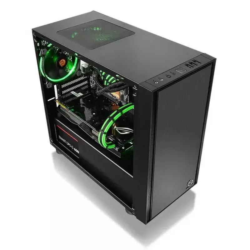 Κουτί PC Thermaltake Versa H17 Window Micro Tower Μαύρο