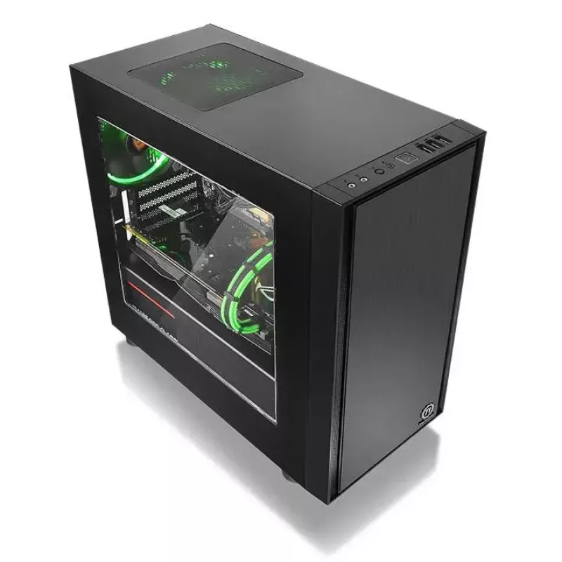 Κουτί PC Thermaltake Versa H17 Window Micro Tower Μαύρο