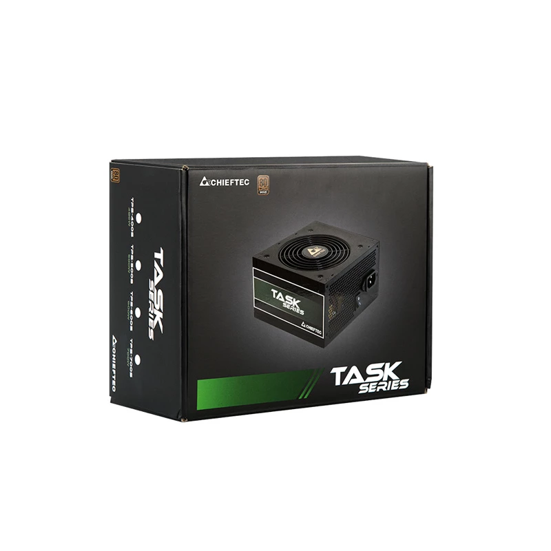 Chieftec Task TPS-500S Τροφοδοτικό 500 W 24-Pin ATX ATX Μαύρο