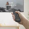 Hama 00221056 καθολικό τηλεχειριστήριο τηλεόρασης 2 σε 1, IR, μεγάλα πλήκτρα, με εκμάθηση, μαύρο