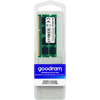Μνήμη GOODRAM GR1600S364L11/8G 8 GB DDR3 SO-DIMM, 1600 MHz, CL11, 204 pin