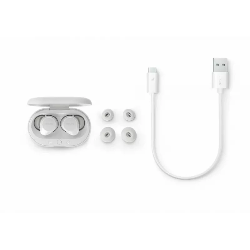 Philips TAT1209WT/00 Ακουστικά/Headset True Wireless Stereo (TWS) In-Ear Κλήσεις/Μουσική Bluetooth Λευκό