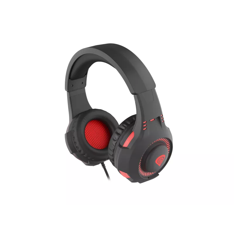 GENESIS Radon 210 Headset Ενσύρματο Gaming Headset με Headband USB Type-A Μαύρο, Κόκκινο
