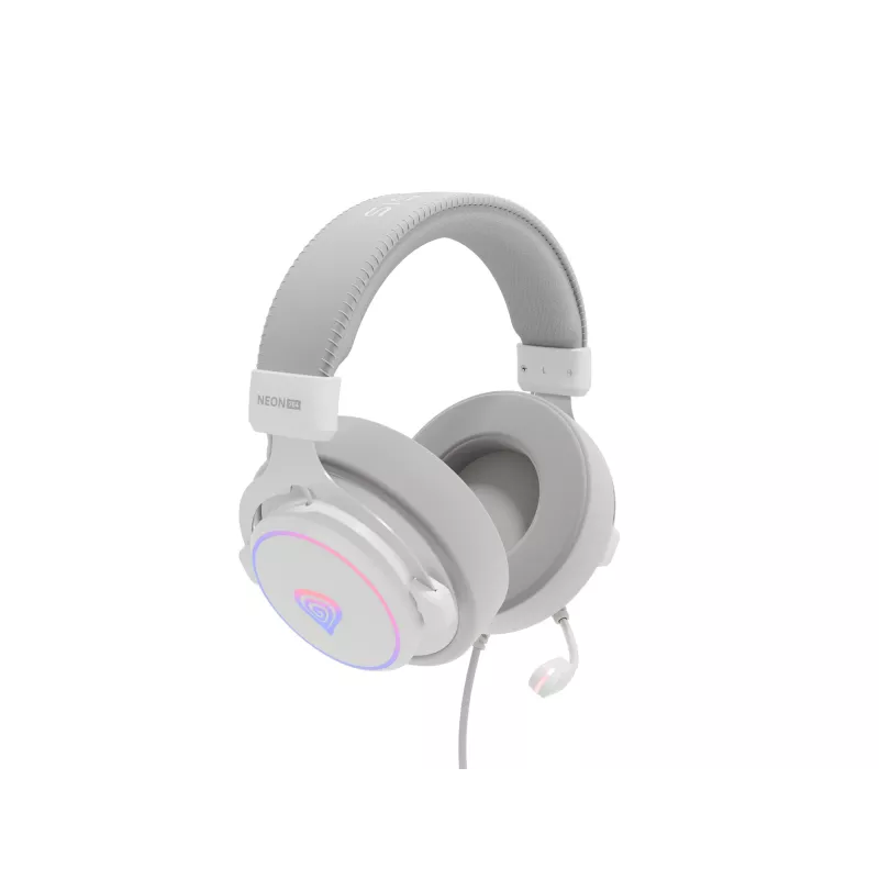 GENESIS Neon 764 Headset Ενσύρματο Gaming Headset με Headband USB Type-A Λευκό