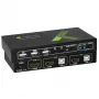 Techly 2x1 USB HDMI 4Kx2K IDATA KVM-HDMI2U KVM Switch Μαύρο