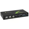 Techly 2x1 USB HDMI 4Kx2K IDATA KVM-HDMI2U KVM Switch Μαύρο