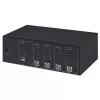 Διακόπτης KVM Manhattan 4 θυρών 4K@30Hz USB-A Ήχος Μικρόφωνο