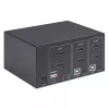 KVM Switch Manhattan 2-Port 4K HDMI USB Audio Έλεγχος 2 υπολογιστών