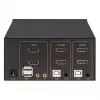 KVM Switch Manhattan 2-Port 4K HDMI USB Audio Έλεγχος 2 υπολογιστών