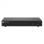 Techly IDATA DP-KVM4 KVM Switch Rack Mount Μαύρο