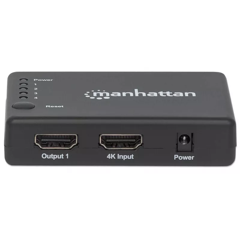 Διαχωριστής HDMI Manhattan 4 θυρών Compact