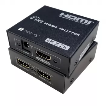 Video Splitter Techly IDATA HDMI-4K230 2x HDMI 3840x2160 Μαύρο