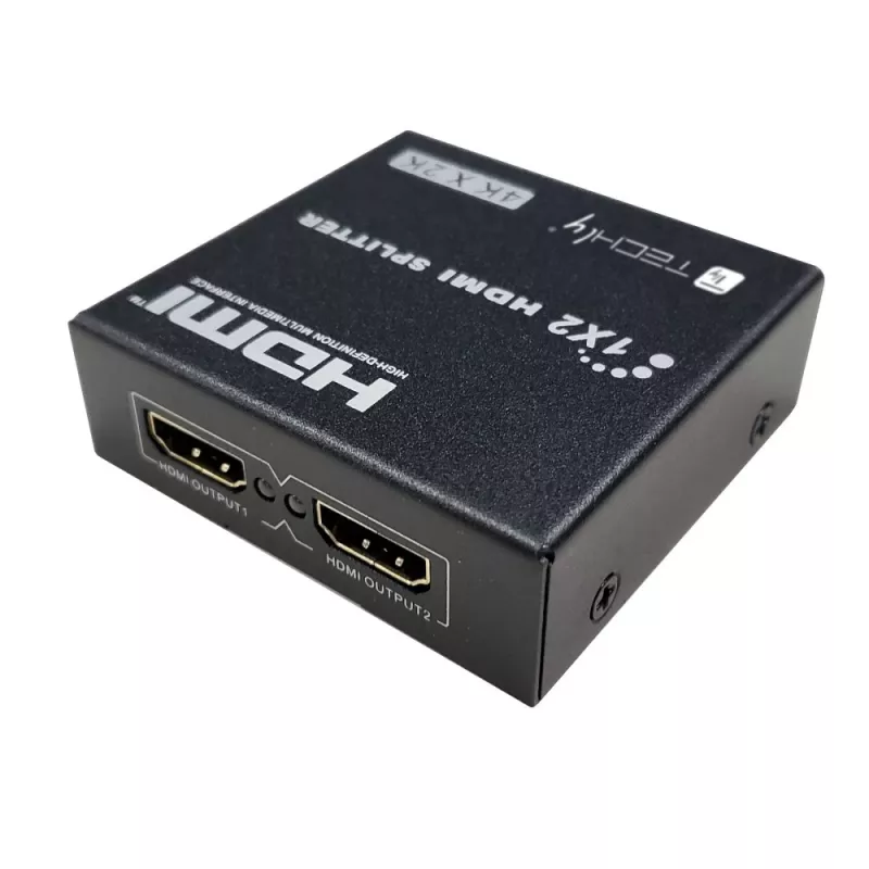 Video Splitter Techly IDATA HDMI-4K230 2x HDMI 3840x2160 Μαύρο