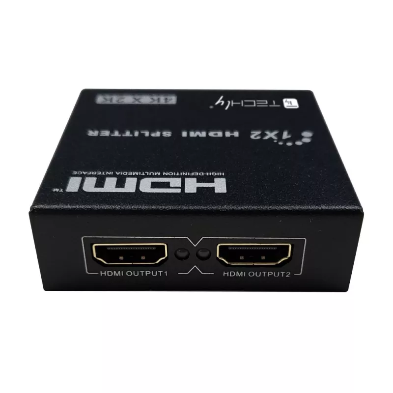 Video Splitter Techly IDATA HDMI-4K230 2x HDMI 3840x2160 Μαύρο