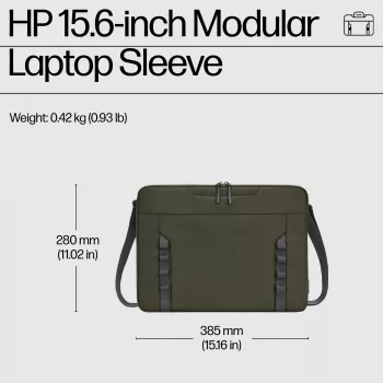 HP Θήκη laptop modular 15,6 ιντσών, Sleeve, 39,6 cm (15,6 ίντσες), 420 g