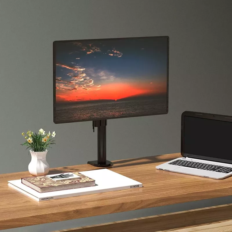 Techly ICA-LCD 500BK βάση γραφείου για οθόνη 13–30 ιντσών (76,2 cm), έως 15 kg, VESA 75x75/100x100, μαύρη
