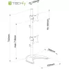 Techly ICA-LCD 2520V Βάση οθόνης / Stand 68.6 cm (27 ίντσες) Γραφείου Μαύρη