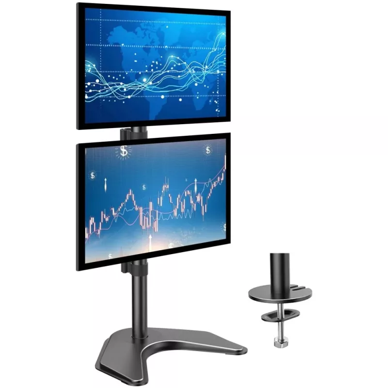 Techly ICA-LCD 2520V Βάση οθόνης / Stand 68.6 cm (27 ίντσες) Γραφείου Μαύρη