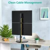 Techly ICA-LCD 2520V Βάση οθόνης / Stand 68.6 cm (27 ίντσες) Γραφείου Μαύρη