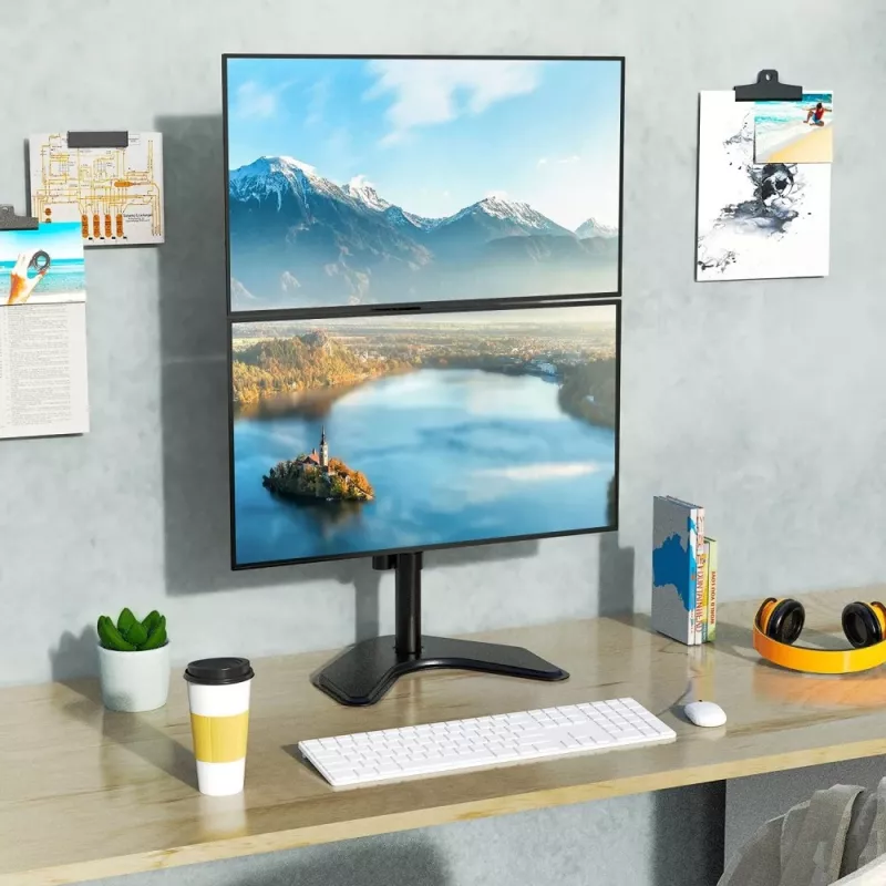 Techly ICA-LCD 2520V Βάση οθόνης / Stand 68.6 cm (27 ίντσες) Γραφείου Μαύρη