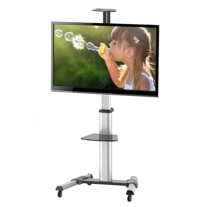 Techly Βάση δαπέδου Τροχήλατο για LCD / LED / Plasma 37-70 με ράφι ” ICA-TR15