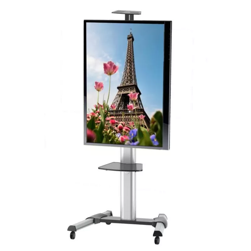 Techly Βάση δαπέδου Τροχήλατο για LCD / LED / Plasma 37-70 με ράφι ” ICA-TR15