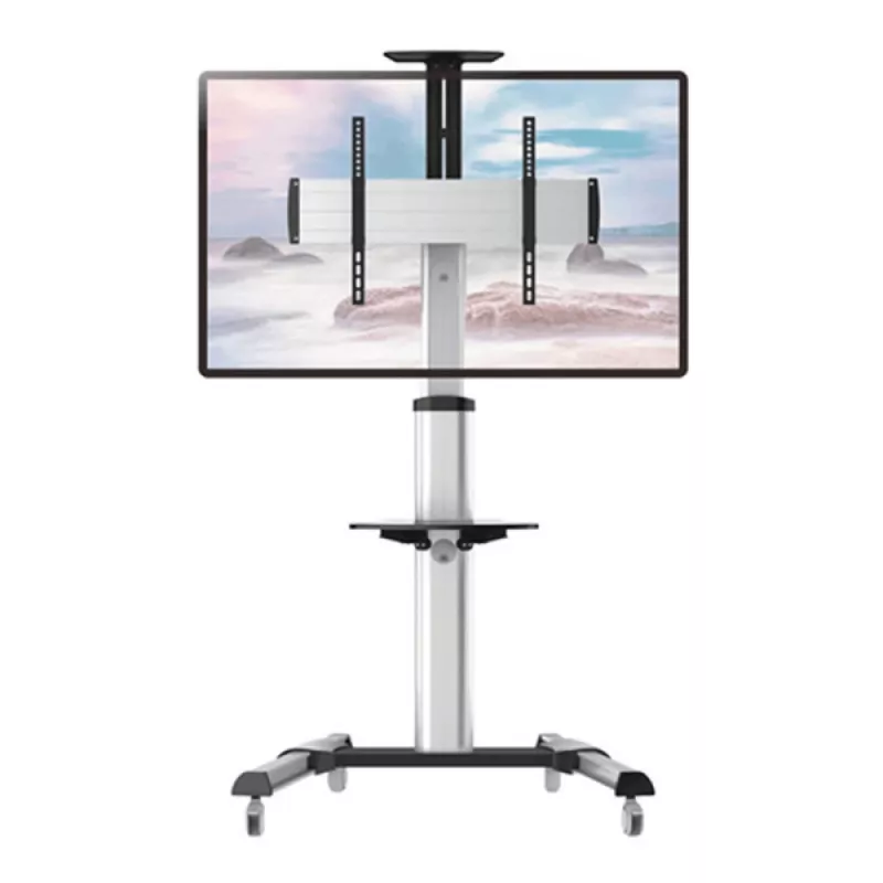 Techly Βάση δαπέδου Τροχήλατο για LCD / LED / Plasma 37-70 με ράφι ” ICA-TR15