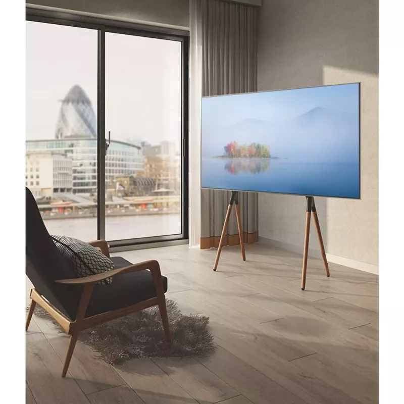 Techly Βάση δαπέδου για LCD/LED/Plasma TV 49-70 ίντσες Στυλ τρίποδα