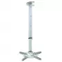 Techly Βάση προβολέα οροφής Προέκταση 60–102 cm Ασημί ICA-PM 102XL