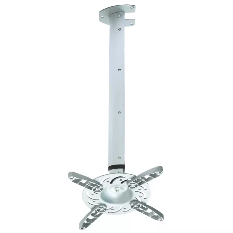Techly Βάση προβολέα οροφής Προέκταση 60–102 cm Ασημί ICA-PM 102XL