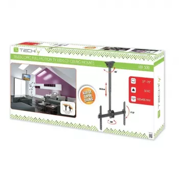Techly 37-70 Τηλεσκοπική βάση οροφής Universal LED TV LCD Βάση ICA-CPLB 946S