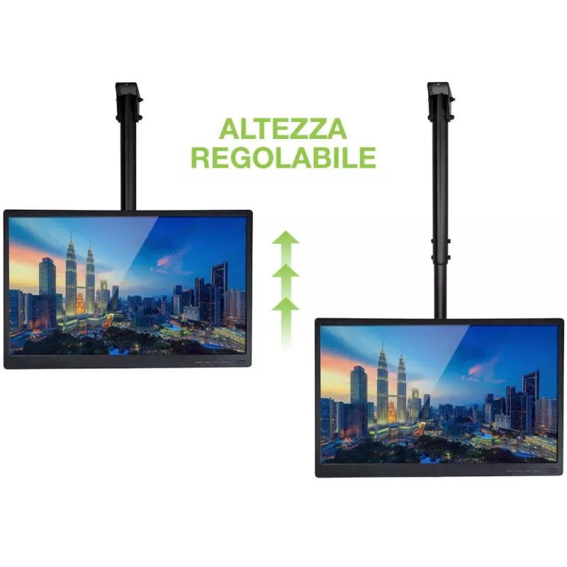 Techly 37-70 Τηλεσκοπική βάση οροφής Universal LED TV LCD Βάση ICA-CPLB 946S