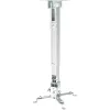 Techly ICA-PM 16 βάση οροφής προβολέα, έως 20 kg, ρυθμιζόμενη 43–65 cm, με κλίση και περιστροφή, ασημί