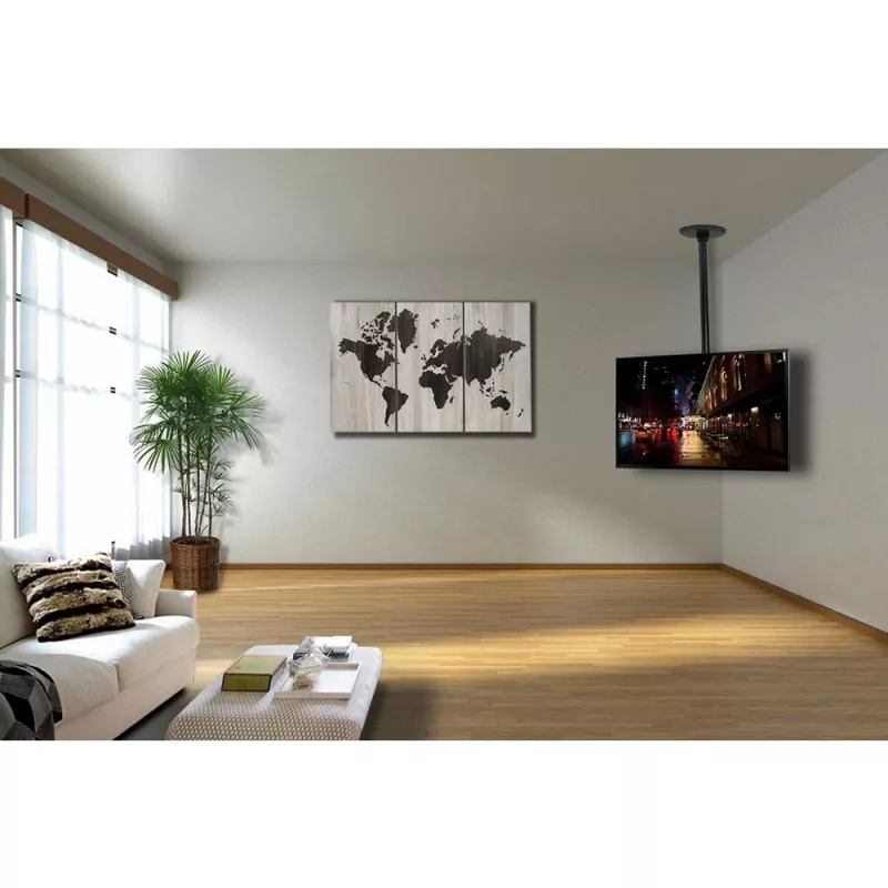 Βάση TV Techly ICACPLB906 94 cm (37 ίντσες) Μαύρη