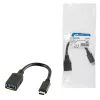 Καλώδιο USB LogiLink USB C - USB A 0,15m CU0098 μαύρο