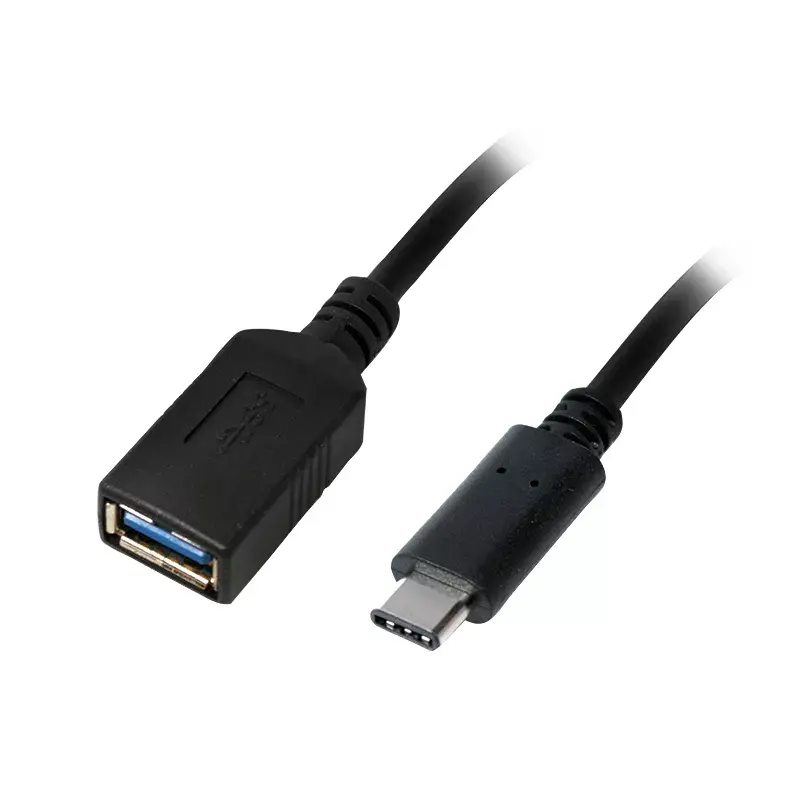 Καλώδιο USB LogiLink USB C - USB A 0,15m CU0098 μαύρο