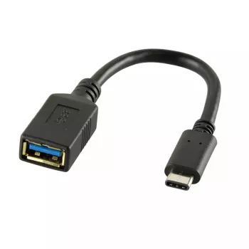 Καλώδιο USB LogiLink USB C - USB A 0,15m CU0098 μαύρο