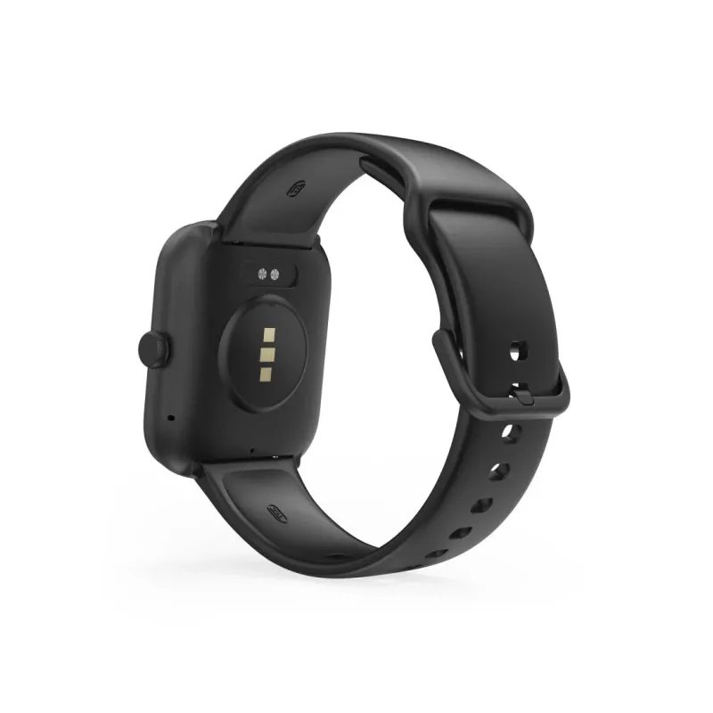 Smartwatch Hama Fit Watch 5000, οθόνη TFT 1,65 ιντσών (4,19 cm), 47 mm, λειτουργία τηλεφώνου, καρδιακός ρυθμός, IP68, Bluetooth, μαύρο