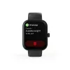 Smartwatch Hama Fit Watch 5000, οθόνη TFT 1,65 ιντσών (4,19 cm), 47 mm, λειτουργία τηλεφώνου, καρδιακός ρυθμός, IP68, Bluetooth, μαύρο