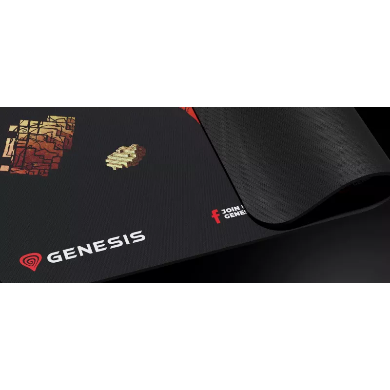 GENESIS Ancient Stone, Πολύχρωμο, Εικόνα, Ύφασμα, Καουτσούκ, Mousepad gaming