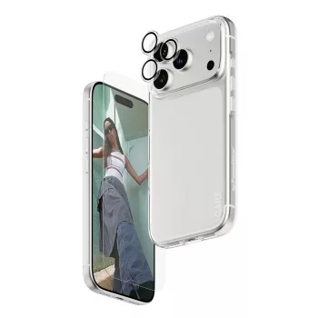 PanzerGlass 3-in-1 Combo Bundle για iPhone 17 Pro CR40572 — Προστασία οθόνης, κάλυμμα κάμερας και θήκη
