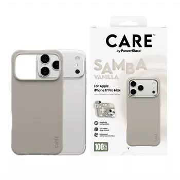 Θήκη PanzerGlass CARE by Fashionable Case Samba Vanilla με MagSafe για iPhone 17 Pro Max